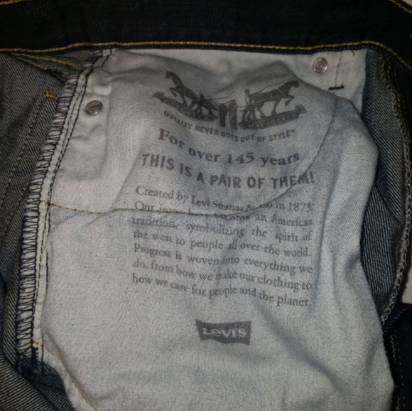 LEVI STRAUSS 505 MENS JEANS - Picture 2 of 6